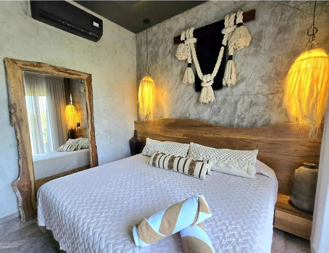 公寓 Designer Cave Condo With Beach Club Included - Hotel Zone 图卢姆 墨西哥