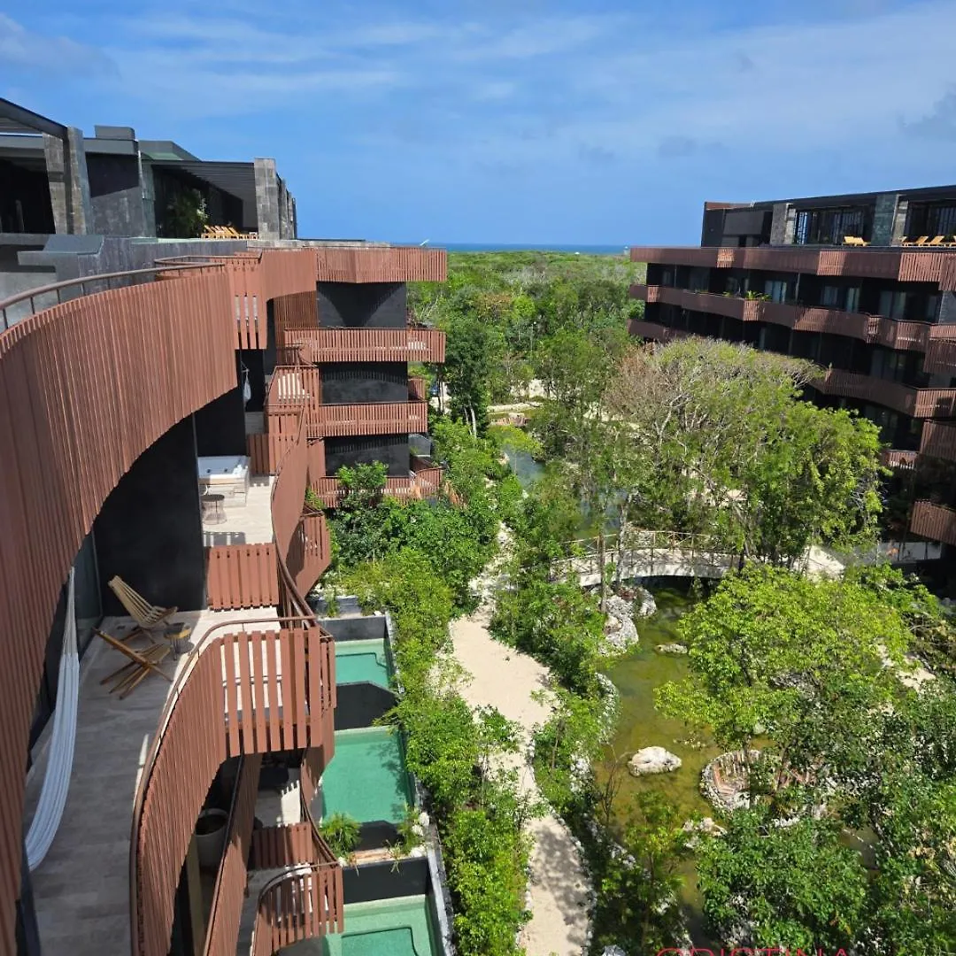 Designer Cave Condo With Beach Club Included - Hotel Zone 图卢姆 公寓